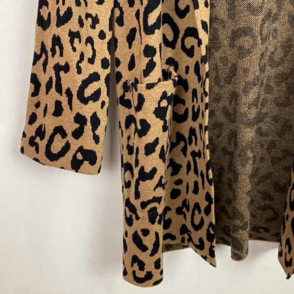 J.Crew S Sophie Sweater Blazer Cardigan Animal Leopard Print - Picture 9 of 13